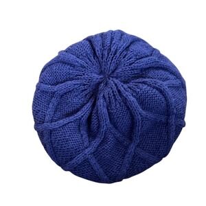 Made‎ in Italy acrylic purple knitted winter hat beanie beret slouchy